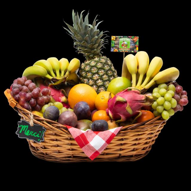 Grand panier de fruits||Large fruit basket